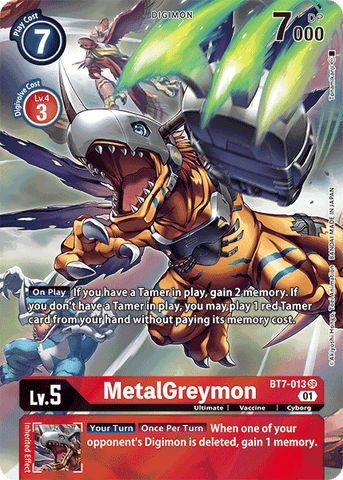 MetalGreymon [BT7-013] (Alternate Art) [Next Adventure] - Destination Retro