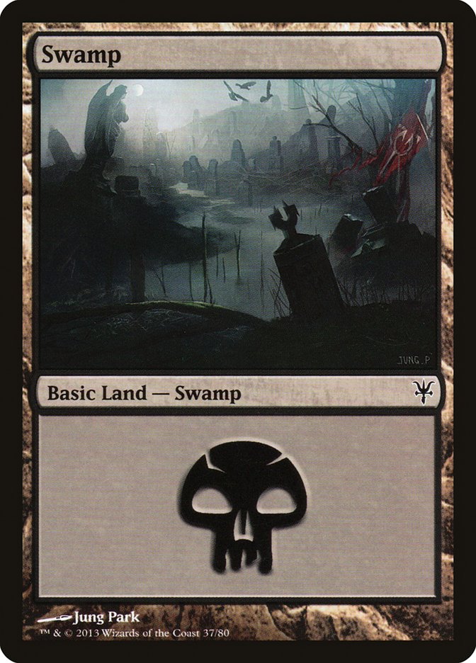 Swamp (37) [Duel Decks: Sorin vs. Tibalt] - Destination Retro