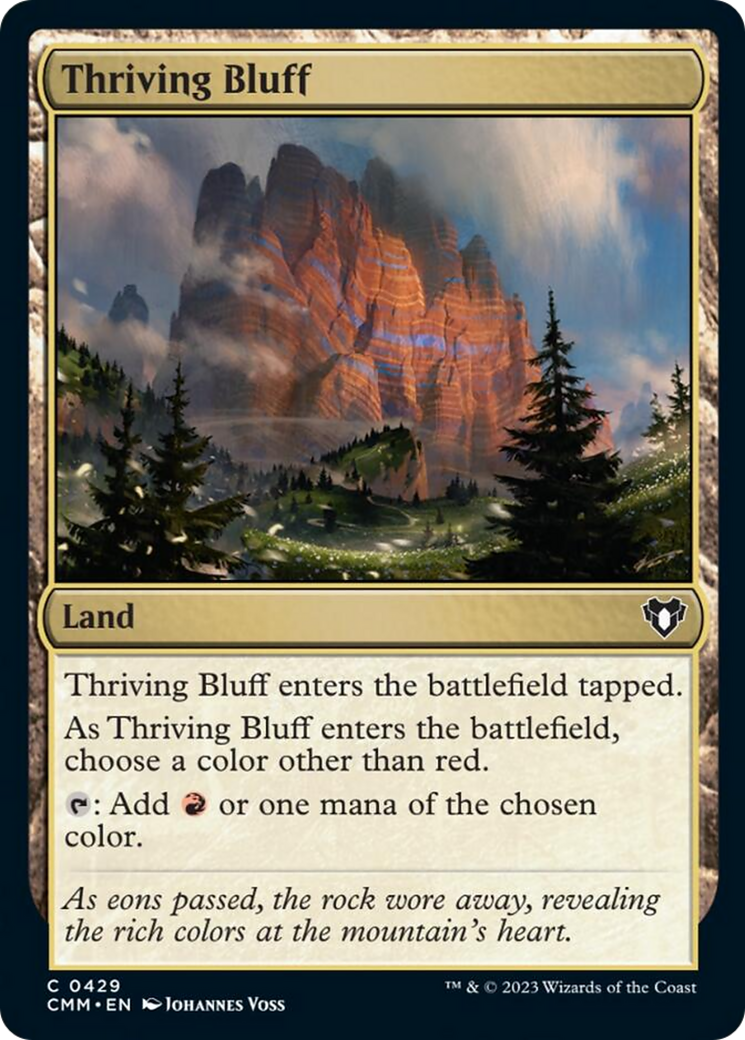Thriving Bluff [Commander Masters] - Destination Retro