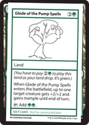 Glade of the Pump Spells [Mystery Booster 2 Playtest Cards] - Destination Retro