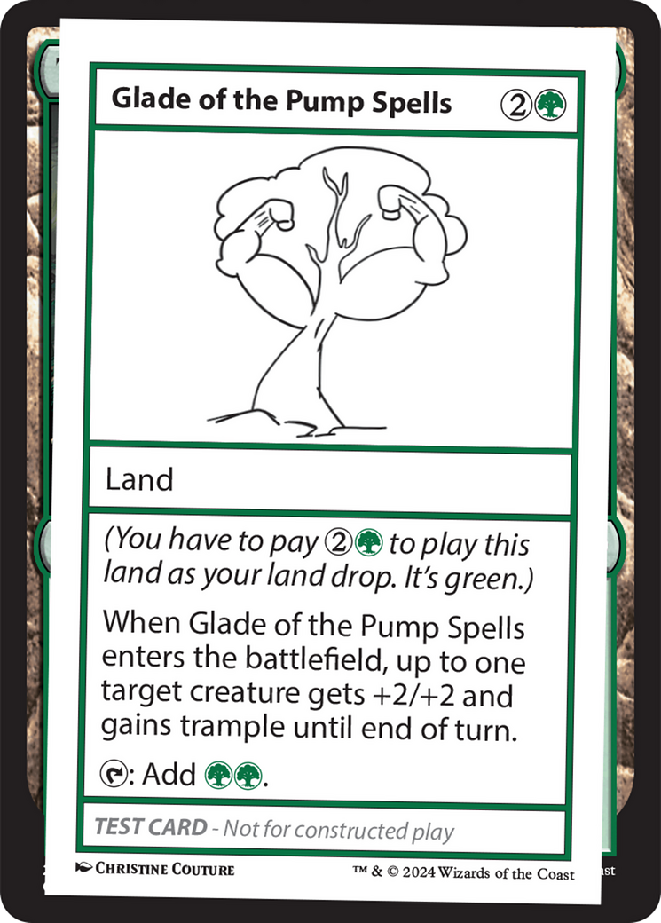 Glade of the Pump Spells [Mystery Booster 2 Playtest Cards] - Destination Retro