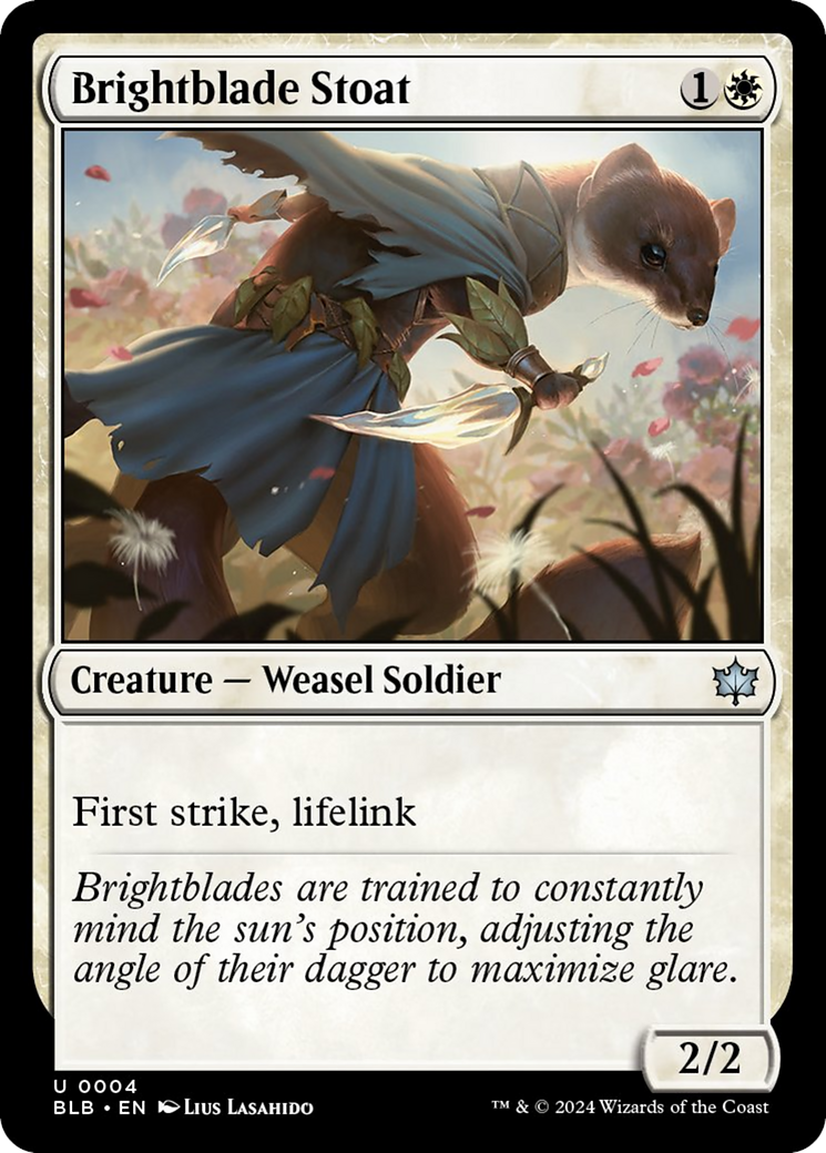 Brightblade Stoat [Bloomburrow] - Destination Retro