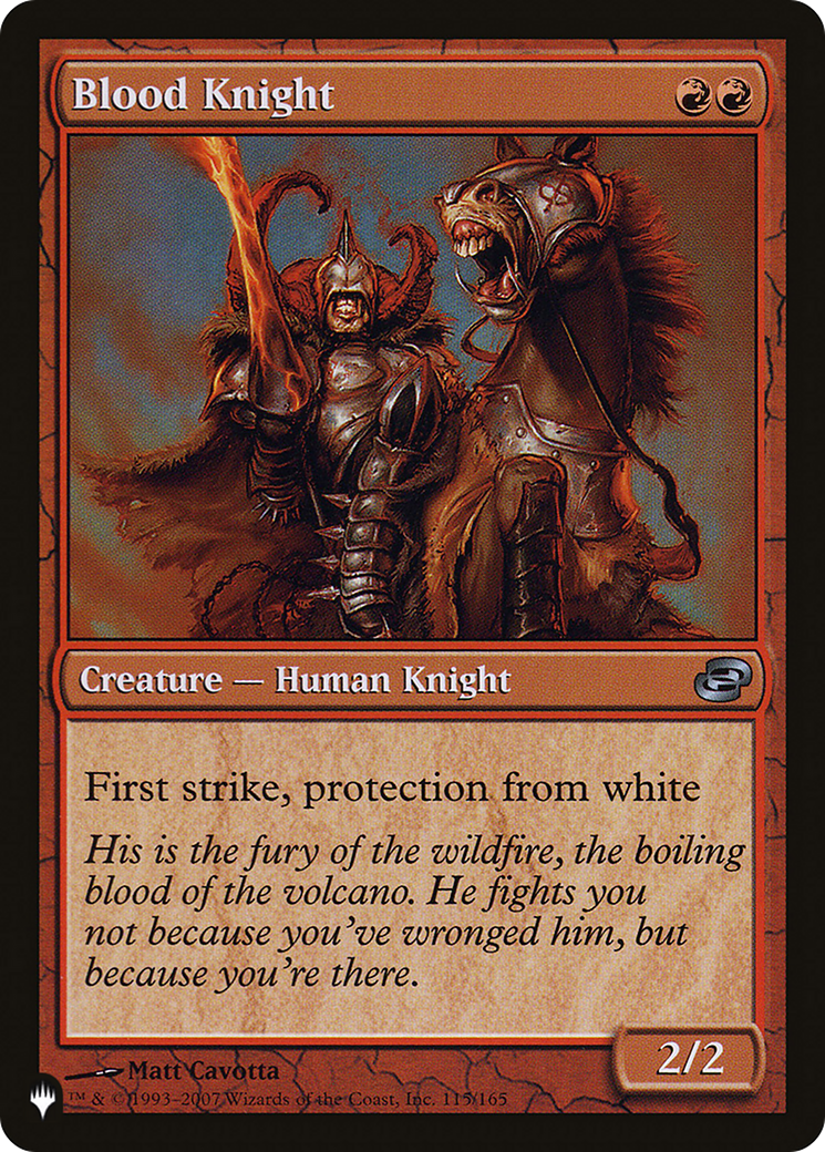 Blood Knight [The List] - Destination Retro