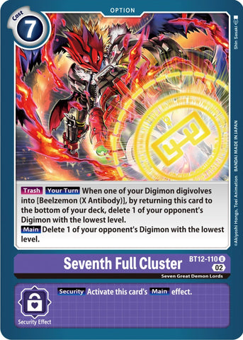 Seventh Full Cluster [BT12-110] [Across Time] - Destination Retro