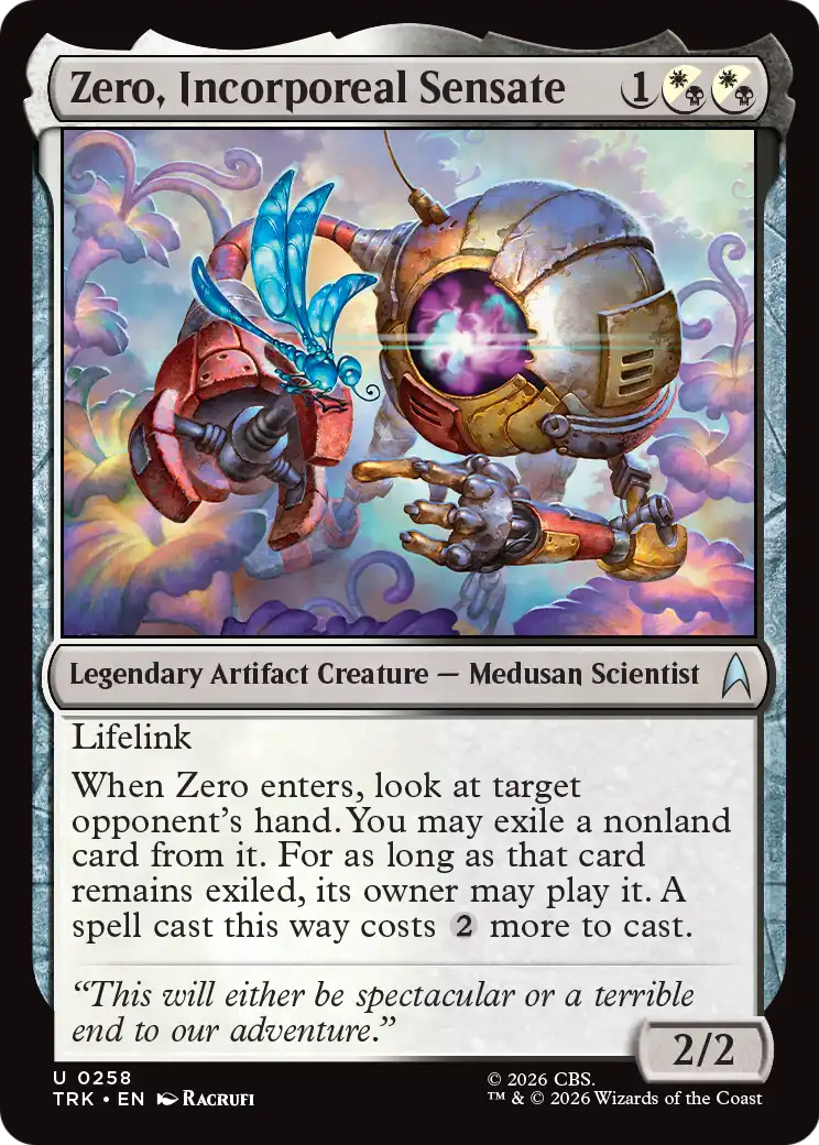 Zero, Incorporeal Sensate [Star Trek]