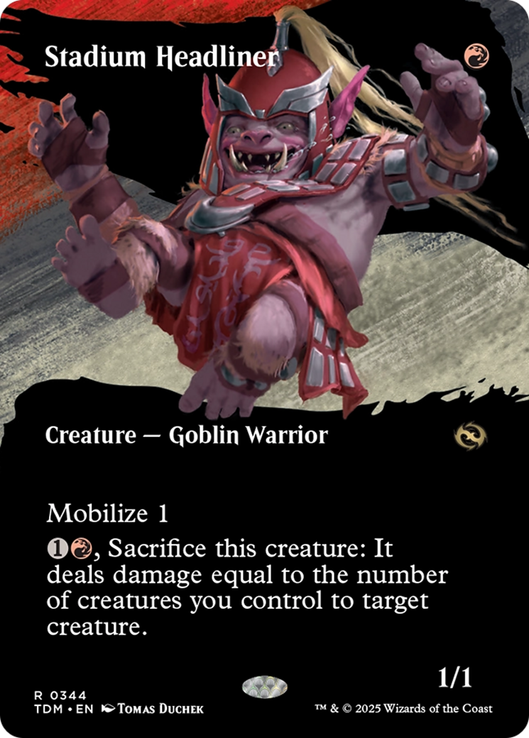 Stadium Headliner (Borderless) [Tarkir: Dragonstorm] - Destination Retro
