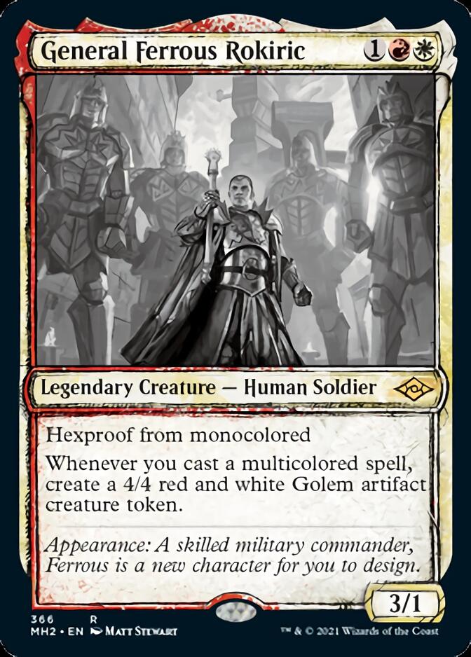 General Ferrous Rokiric (Sketch) [Modern Horizons 2] - Destination Retro