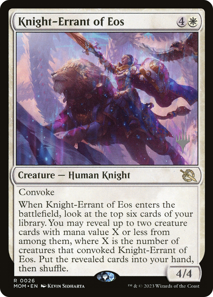 Knight-Errant of Eos (Promo Pack) [March of the Machine Promos] - Destination Retro