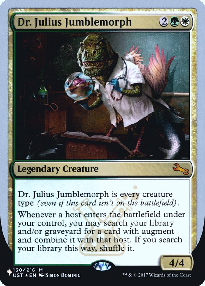 Dr. Julius Jumblemorph (Unfinity Foil Edition) [The List] - Destination Retro