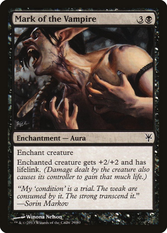 Mark of the Vampire [Duel Decks: Sorin vs. Tibalt] - Destination Retro