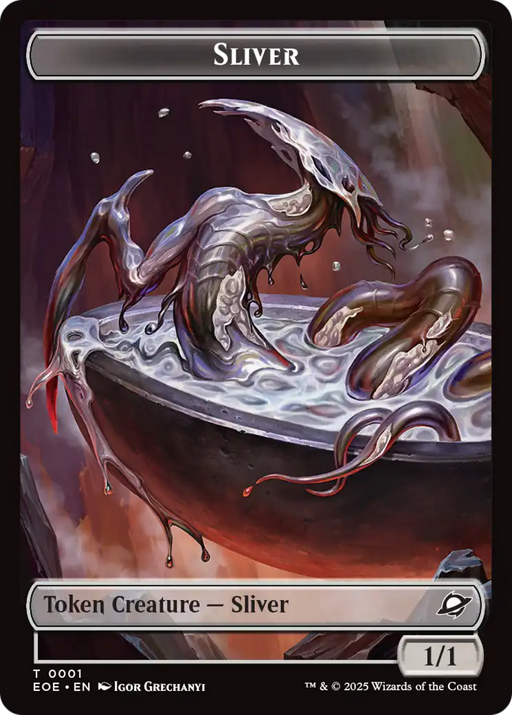 Robot // Sliver Double-Sided Token [Edge of Eternities Tokens] - Destination Retro