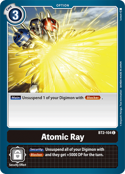 Atomic Ray [BT2-104] [Release Special Booster Ver.1.0] - Destination Retro