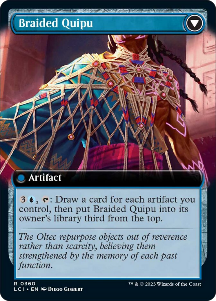 Braided Net // Braided Quipu (Extended Art) [The Lost Caverns of Ixalan] - Destination Retro
