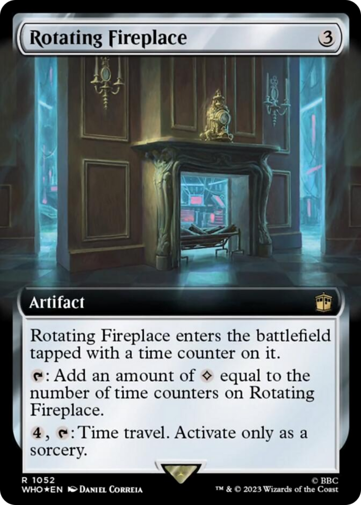 Rotating Fireplace (Extended Art) (Surge Foil) [Doctor Who] - Destination Retro
