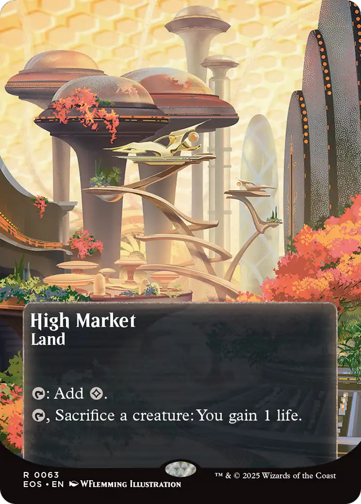 High Market (0063) (Borderless) [Edge of Eternities: Stellar Sights] - Destination Retro