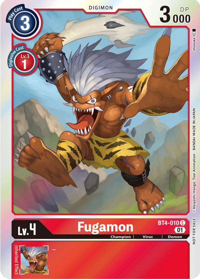 Fugamon [BT4-010] (ST-11 Special Entry Pack) [Great Legend Promos] - Destination Retro