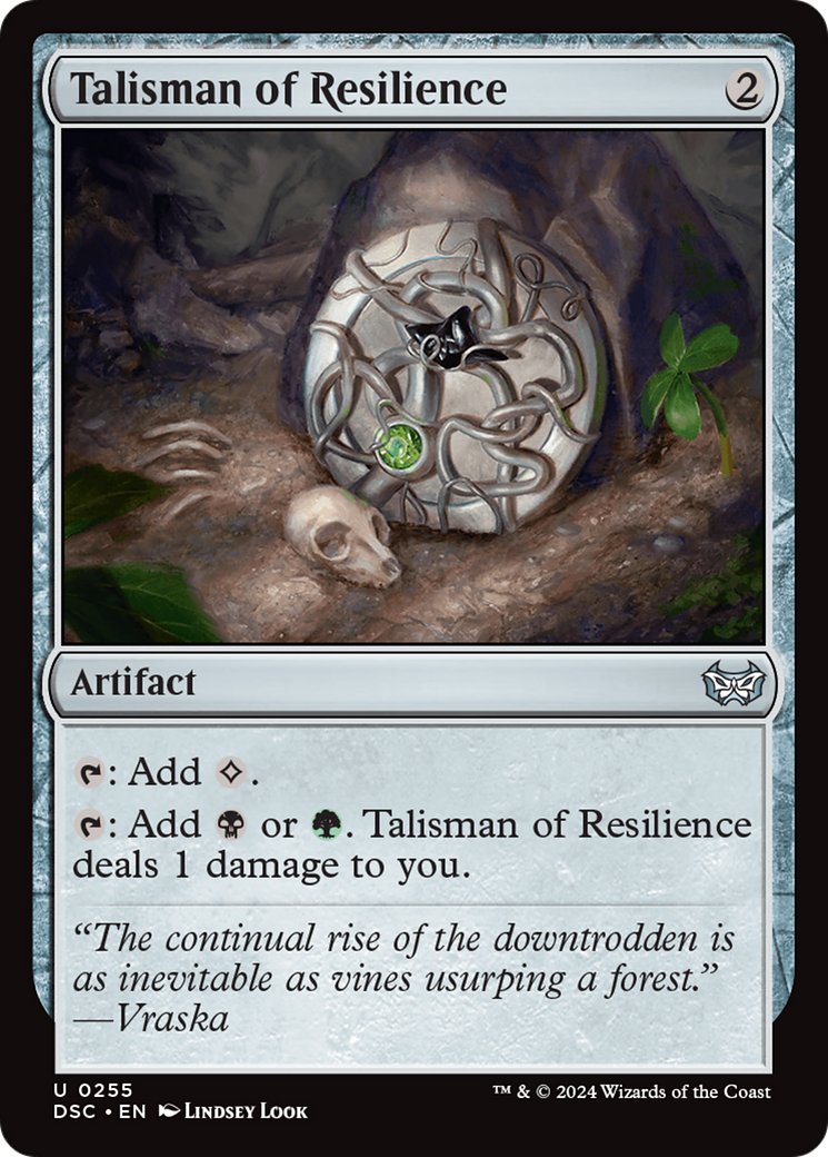 Talisman of Resilience [Duskmourn: House of Horror Commander] - Destination Retro