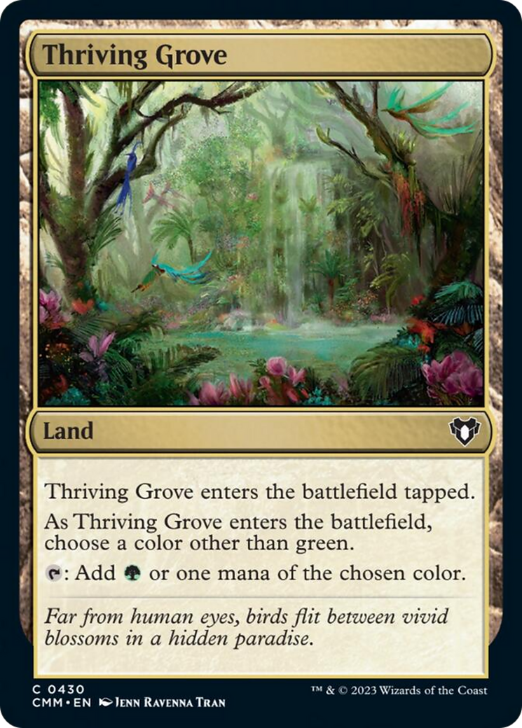 Thriving Grove [Commander Masters] - Destination Retro