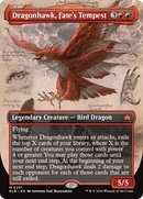 Dragonhawk, Fate's Tempest (Borderless) [Bloomburrow] - Destination Retro