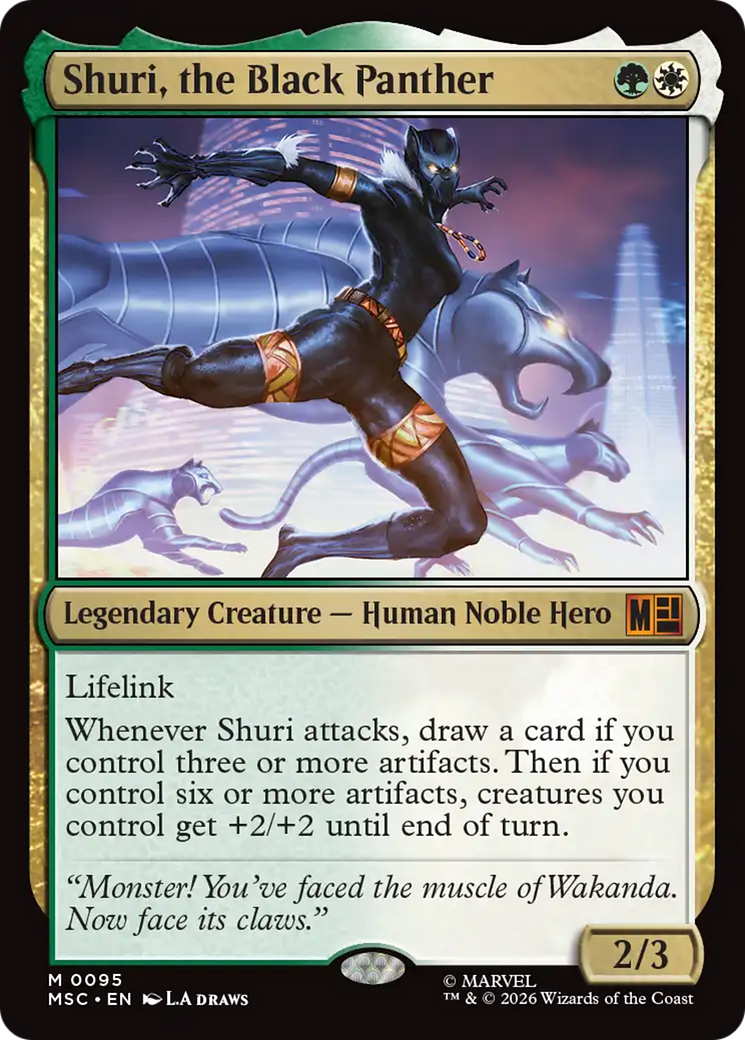 Shuri, the Black Panther [Marvel Super Heroes Commander] - Destination Retro