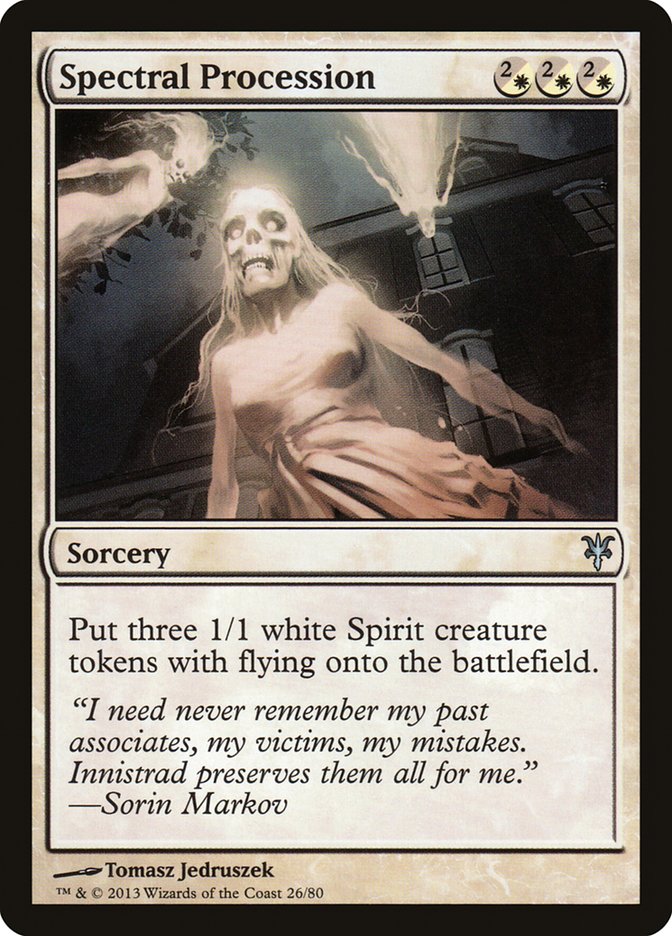 Spectral Procession [Duel Decks: Sorin vs. Tibalt] - Destination Retro