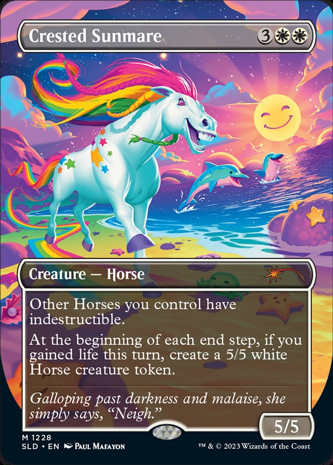 Crested Sunmare (Borderless) [Secret Lair Drop Series] - Destination Retro
