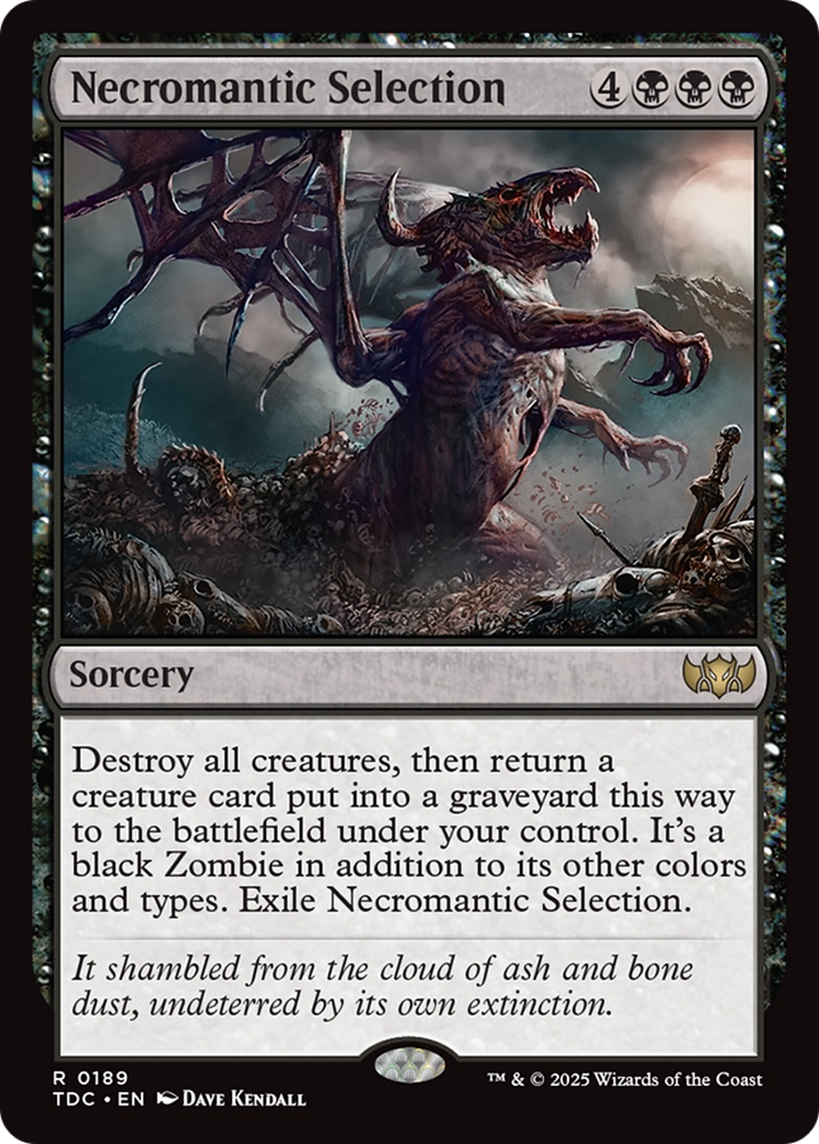 Necromantic Selection [Tarkir: Dragonstorm Commander] - Destination Retro