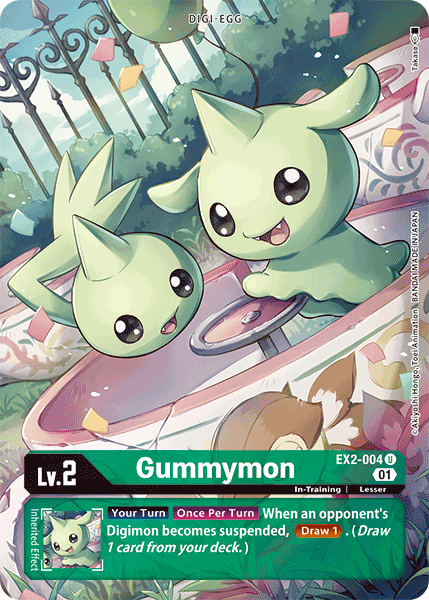 Gummymon [EX2-004] (Alternate Art) [Digital Hazard] - Destination Retro