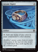 Arcane Signet (0052) [Aetherdrift Commander] - Destination Retro
