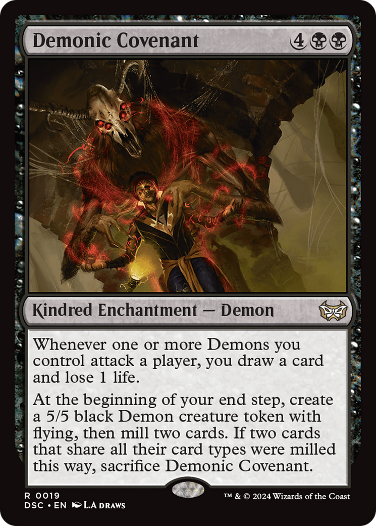 Demonic Covenant [Duskmourn: House of Horror Commander] - Destination Retro