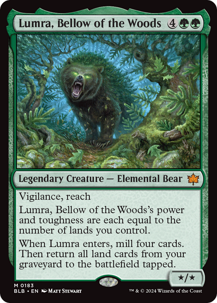 Lumra, Bellow of the Woods [Bloomburrow] - Destination Retro