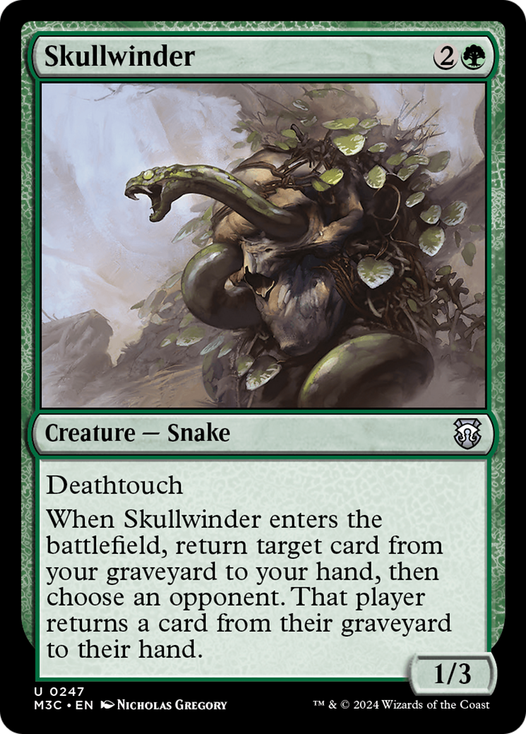 Skullwinder (Ripple Foil) [Modern Horizons 3 Commander] - Destination Retro