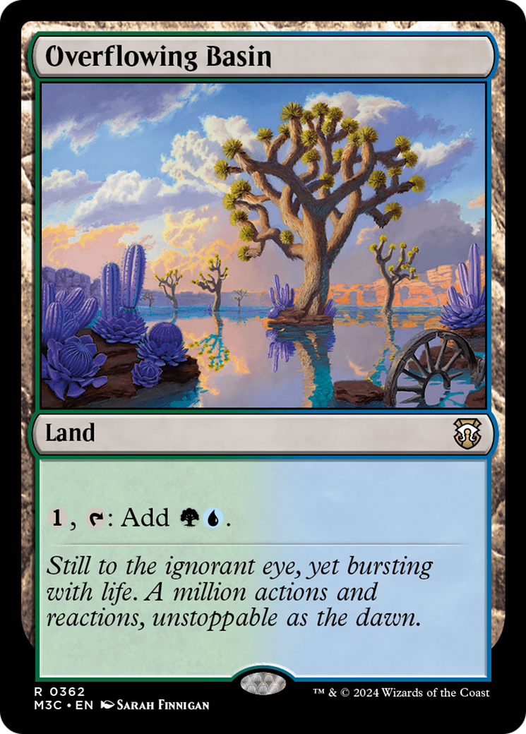 Overflowing Basin (Ripple Foil) [Modern Horizons 3 Commander] - Destination Retro