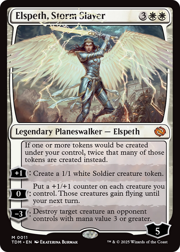 Elspeth, Storm Slayer [Tarkir: Dragonstorm] - Destination Retro
