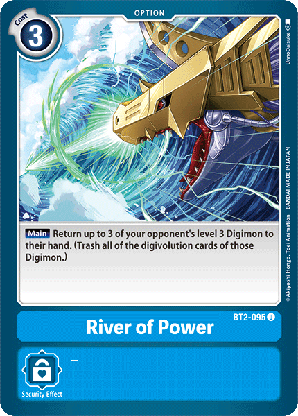 River of Power [BT2-095] [Release Special Booster Ver.1.0] - Destination Retro