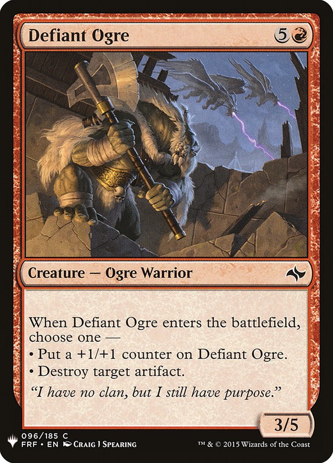 Defiant Ogre [Mystery Booster] - Destination Retro