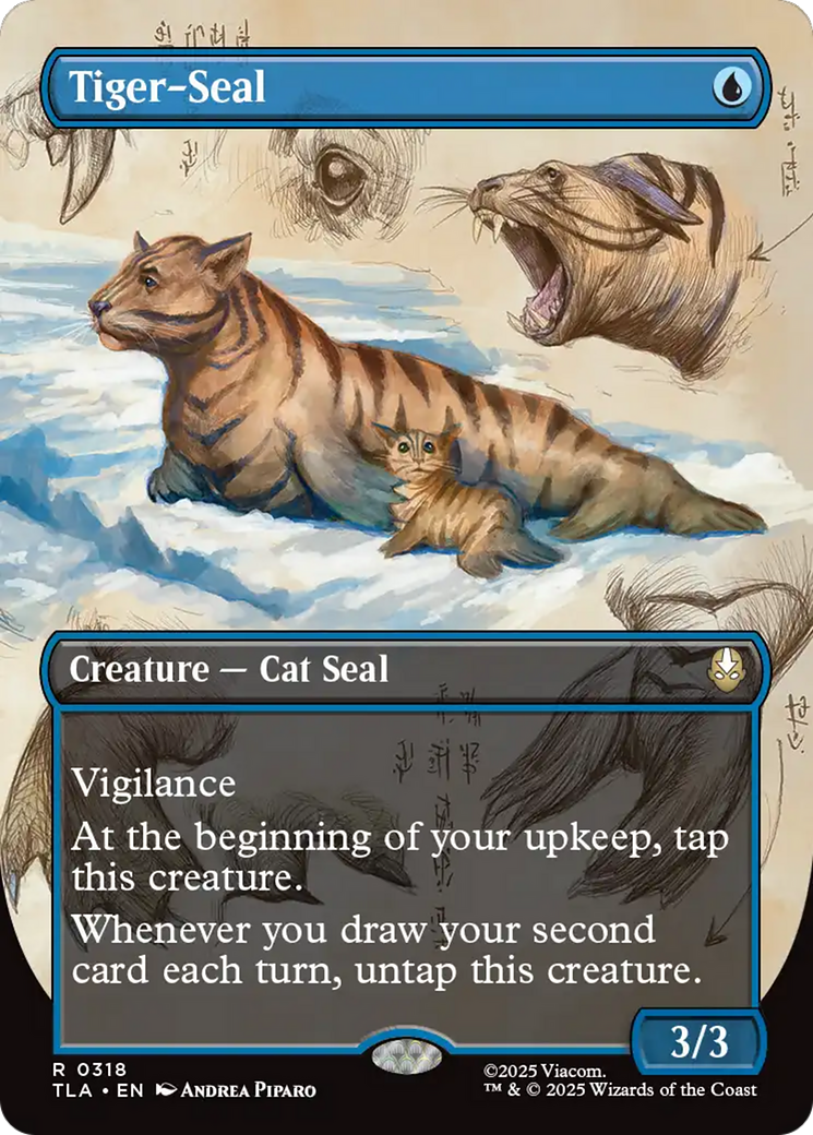 Tiger-Seal (Borderless) [Avatar: The Last Airbender] - Destination Retro