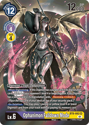 Ophanimon: Falldown Mode [BT8-082] (Alternate Art) [New Awakening] - Destination Retro