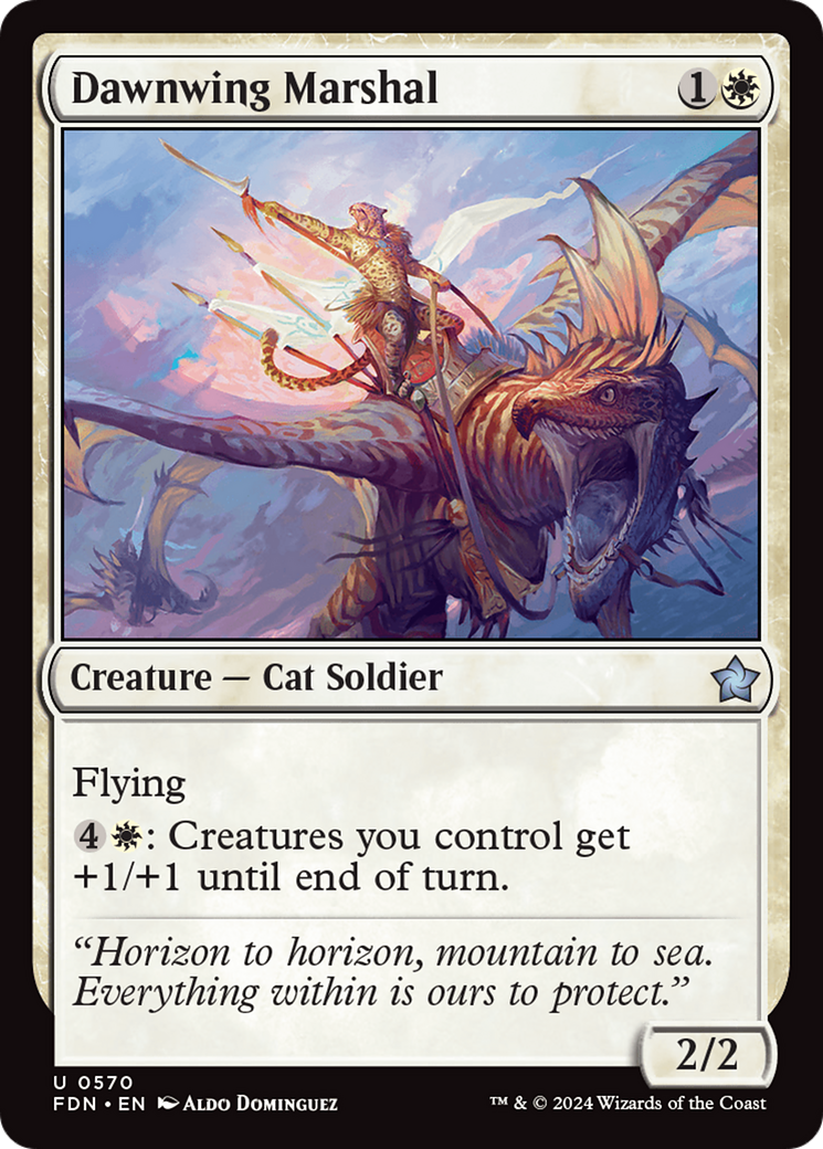Dawnwing Marshal [Foundations] - Destination Retro