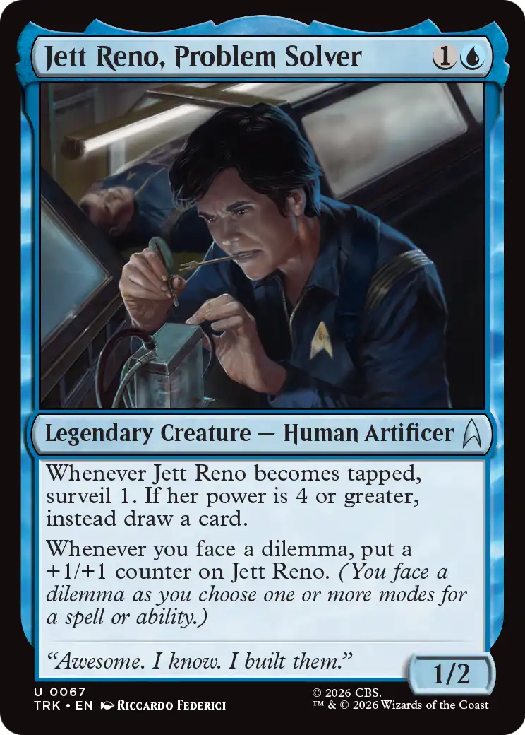 Jett Reno, Problem Solver [Star Trek] - Destination Retro