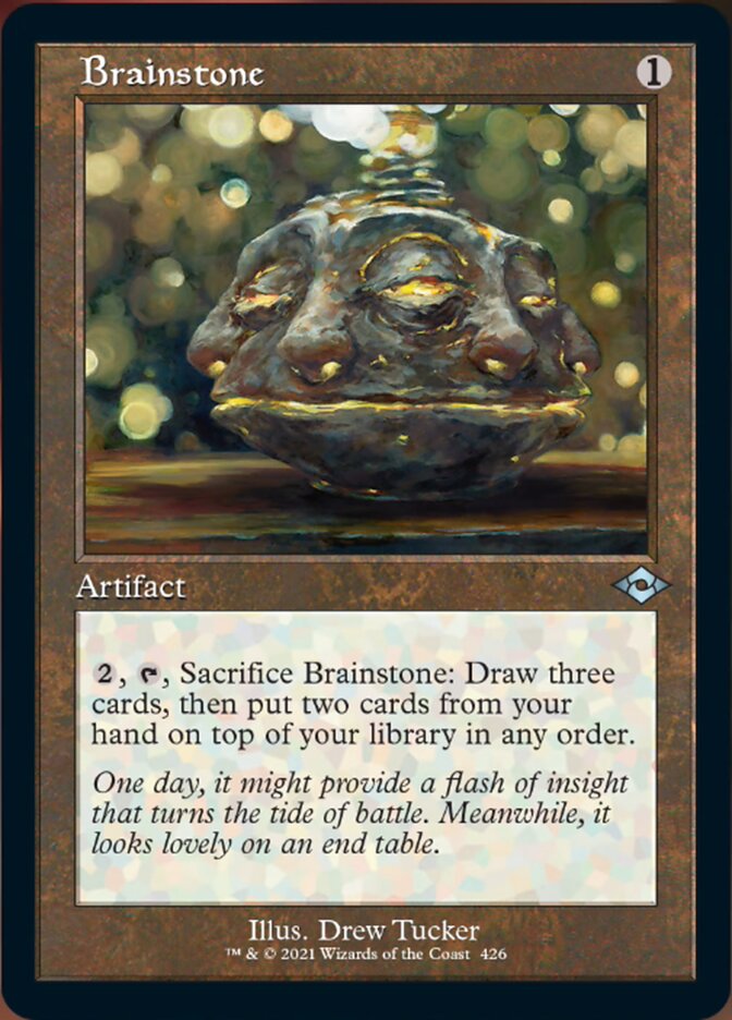 Brainstone (Retro Foil Etched) [Modern Horizons 2] - Destination Retro