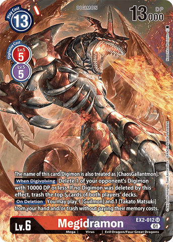 Megidramon [EX2-012] (Alternate Art) [Digital Hazard] - Destination Retro