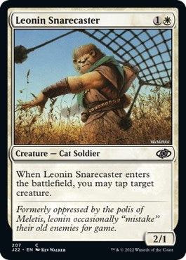 Leonin Snarecaster [Jumpstart 2022] - Destination Retro