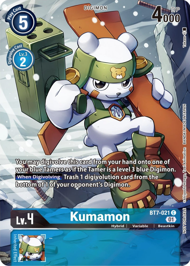 Kumamon [BT7-021] (2nd Anniversary Frontier Card) [Next Adventure Promos] - Destination Retro