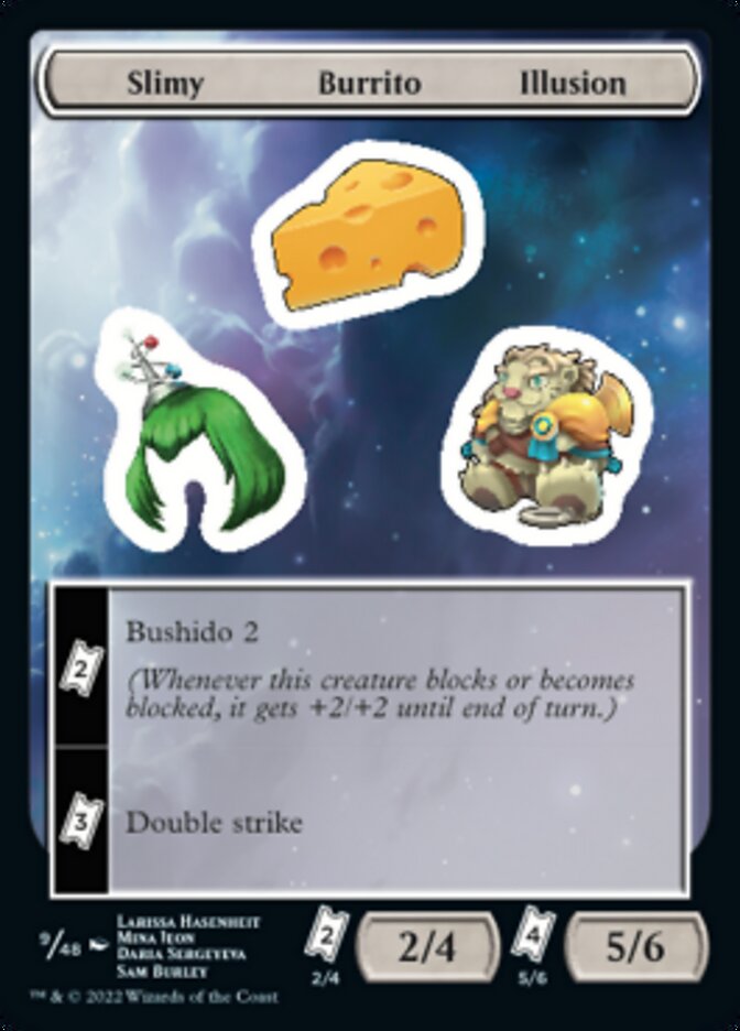 Slimy Burrito Illusion [Unfinity Stickers] - Destination Retro