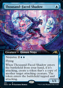 Thousand-Faced Shadow (Extended Art) [Kamigawa: Neon Dynasty] - Destination Retro
