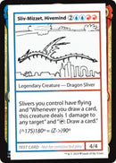 Sliv-Mizzet, Hivemind (2021 Edition) [Mystery Booster Playtest Cards] - Destination Retro