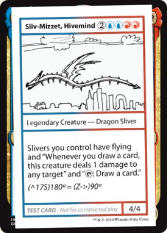 Sliv-Mizzet, Hivemind (2021 Edition) [Mystery Booster Playtest Cards] - Destination Retro