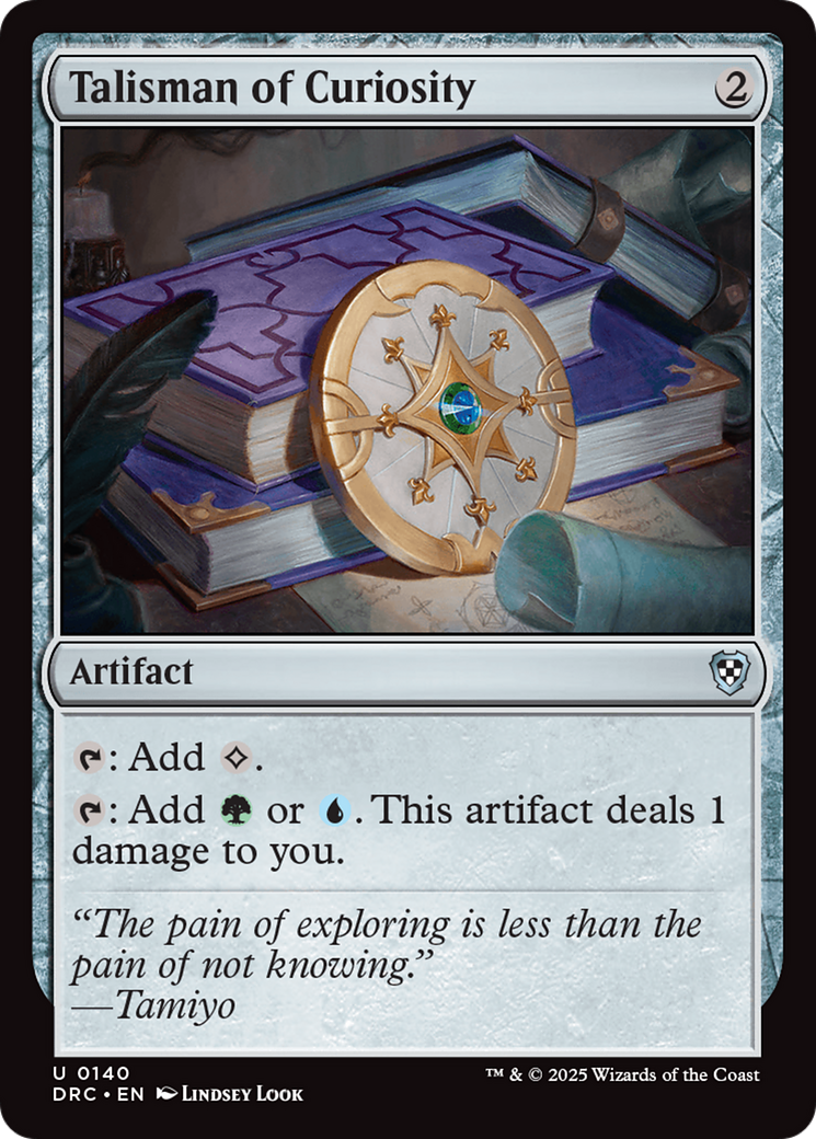 Talisman of Curiosity [Aetherdrift Commander] - Destination Retro