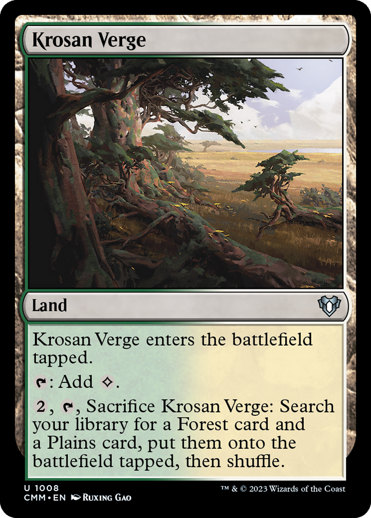 Krosan Verge [Commander Masters] - Destination Retro